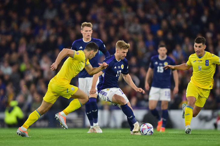 Шотландия — Украина