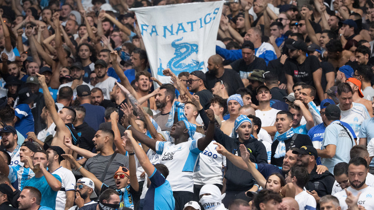 Болельщиков «Марселя»