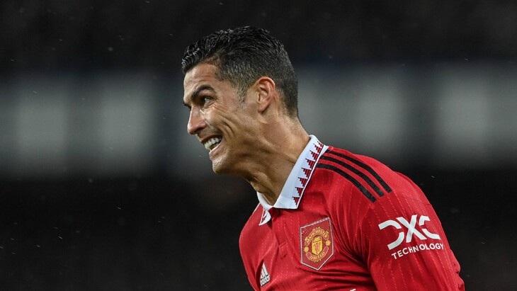 Криштиану Роналду в старте МЮ