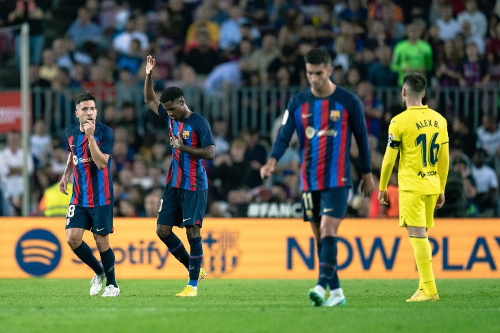 Фати забивает третий мяч