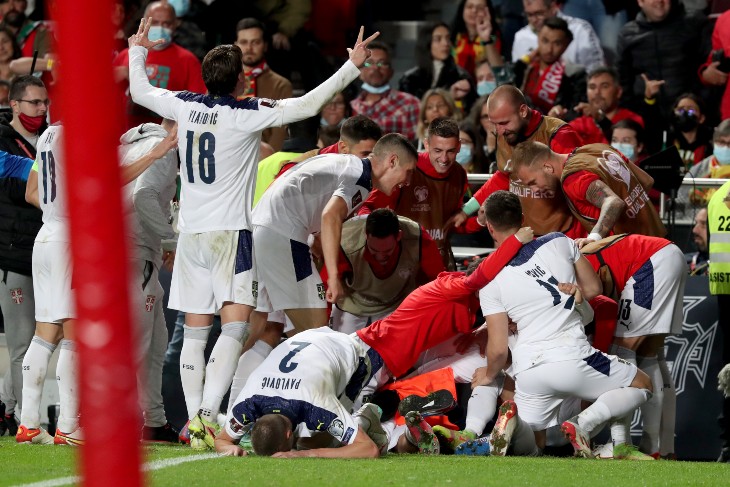 Сербия отправляет Португалию в стыковые матчи