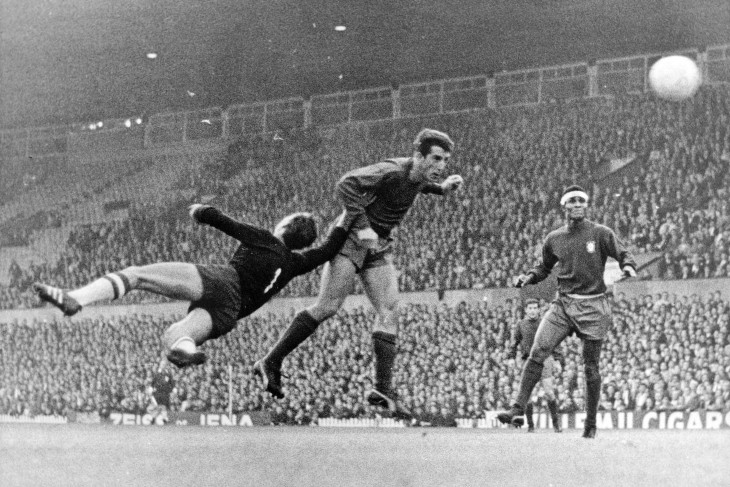 Фрагмент матча Португалия — Венгрия на чемпионате мира 1966 года