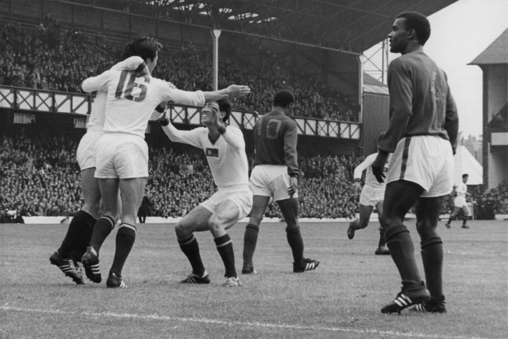 Фрагмент матча четвертьфинала чемпионата мира между сборными Португалии и КНДР