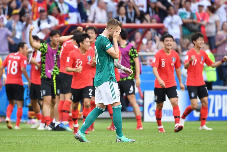 Фрагмент матча Южная Корея — Германия на ЧМ-2018