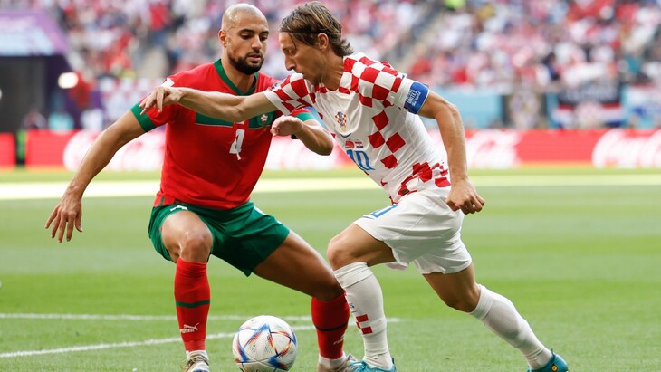 Софьян Амрабат и Лука Модрич