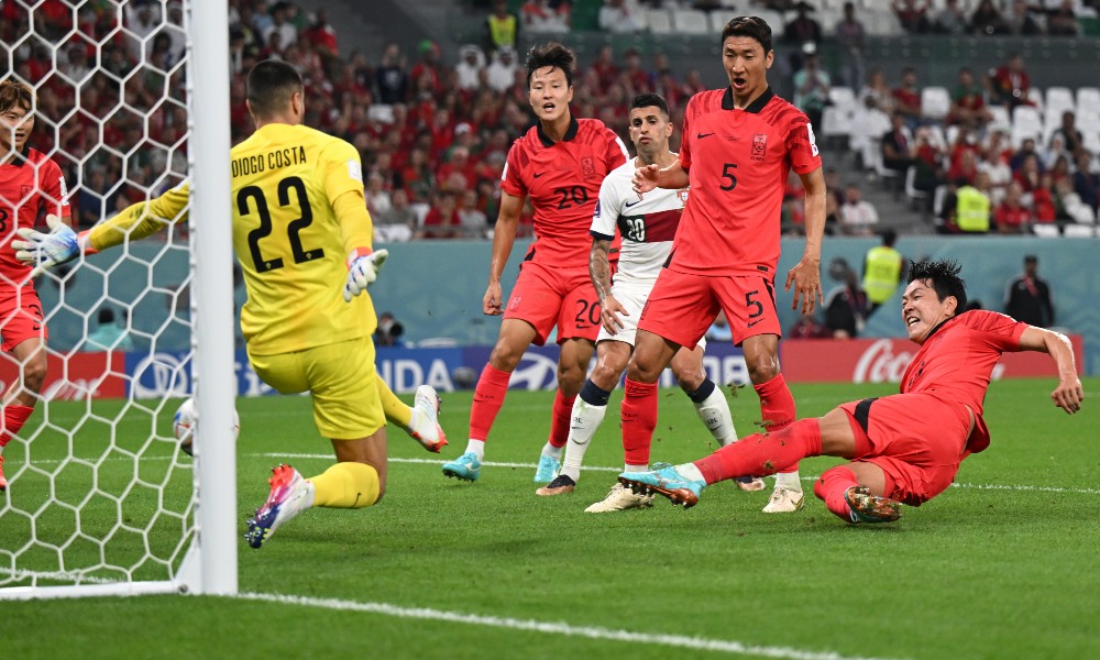 Сборная Южной Кореи сравнивает счет