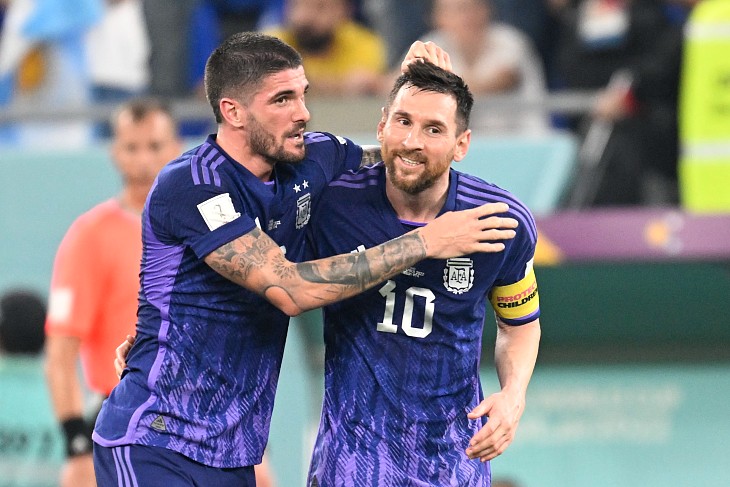 Родриго Де Пауль и Лионель Месси