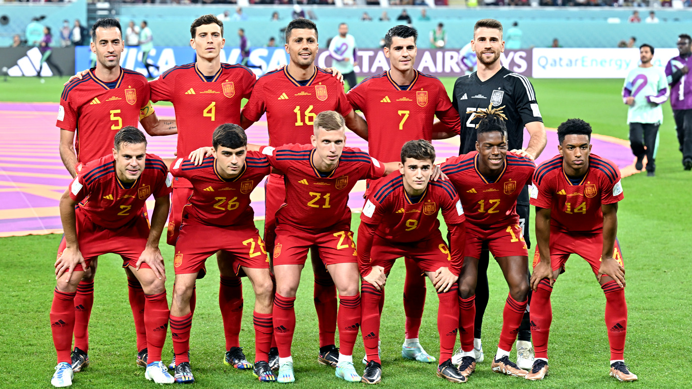 Сборная Испании перед матчем с Японией 