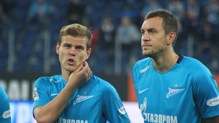 Александр Кокорин и Артем Дзюба