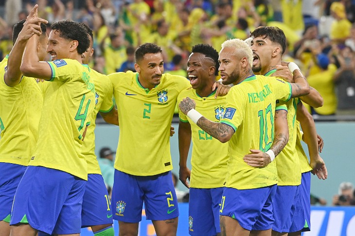 Игроки сборной Бразилии