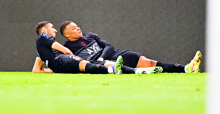 Хакими и Мбаппе 