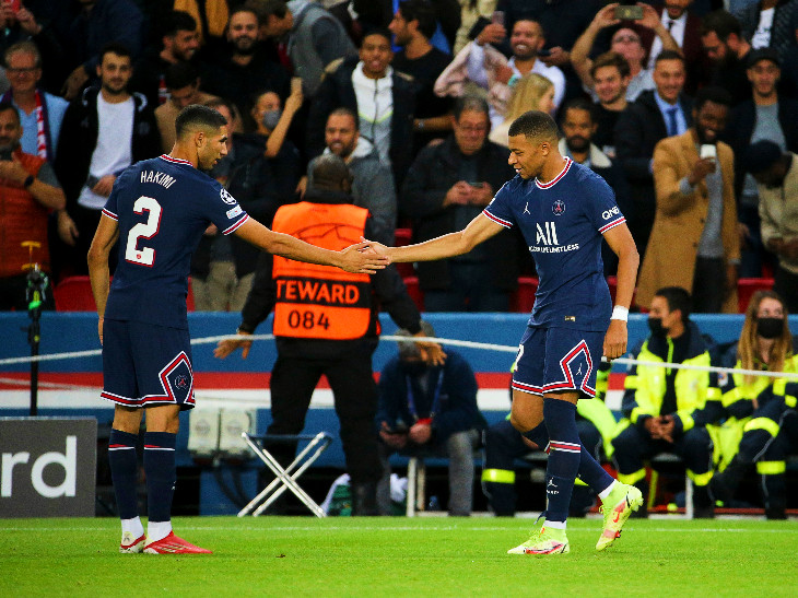 Хакими и Мбаппе 