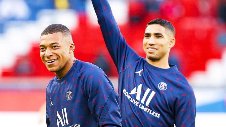 Килиан Мбаппе и Ашраф Хакими