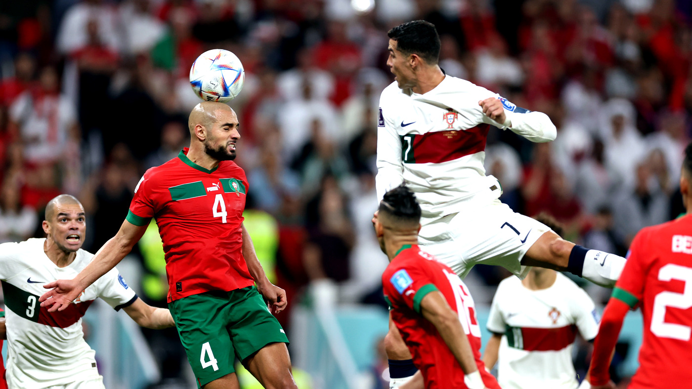 Криштиану Роналду так и не смог забить в матче с Марокко