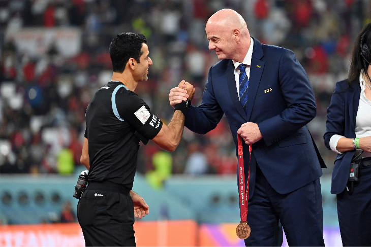 Абдулрахман Аль-Джассим и  Инфантино