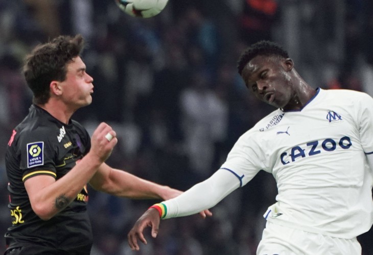 Фрагмент матча «Марсель» — «Тулуза»