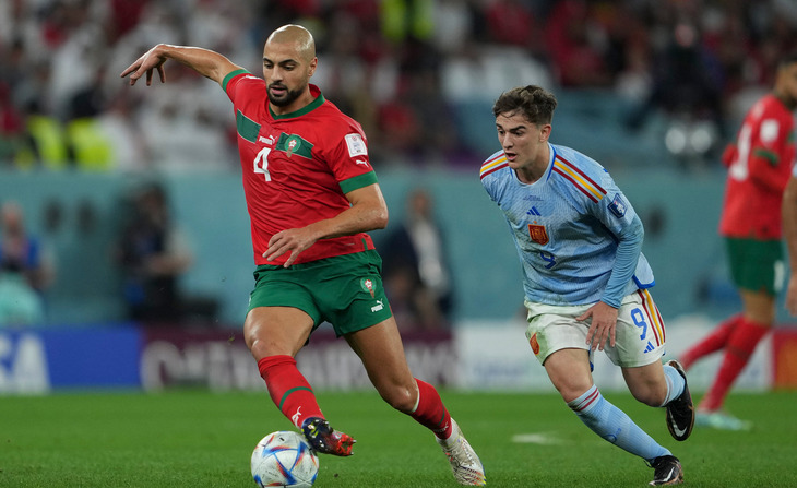 Сборная Марокко обыграла Испанию в 1/8 финала ЧМ-2022