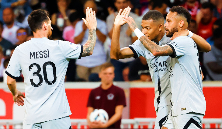 Месси, Мбаппе и Неймар