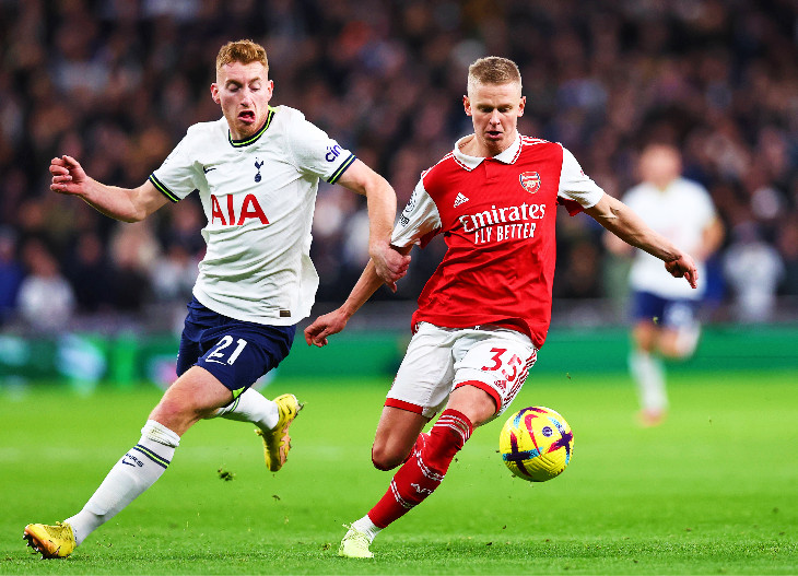 Зинченко в матче с «Тоттенхэмом»