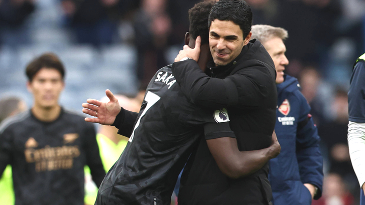 Микель Артета и Букайо Сака