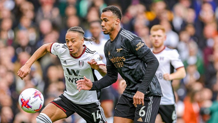 Фрагмент матча «Фулхэм» — «Арсенал»