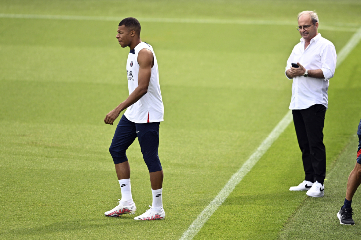 Килиан Мбаппе и Луис Кампос