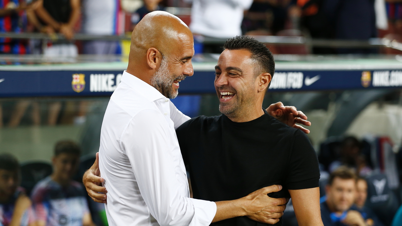 Хави c учителем 