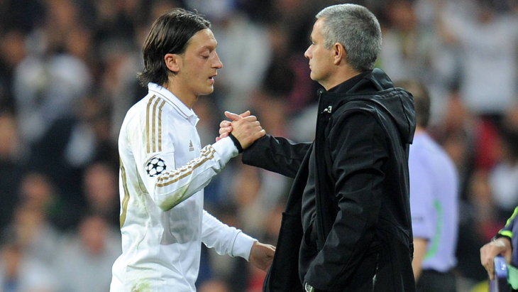 Месут Озил и Жозе Моуринью в «Реале»