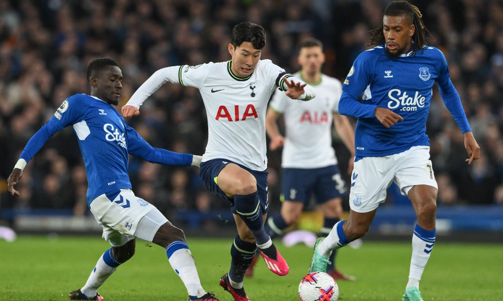 Фрагмент матча Эвертон — Тоттенхэм