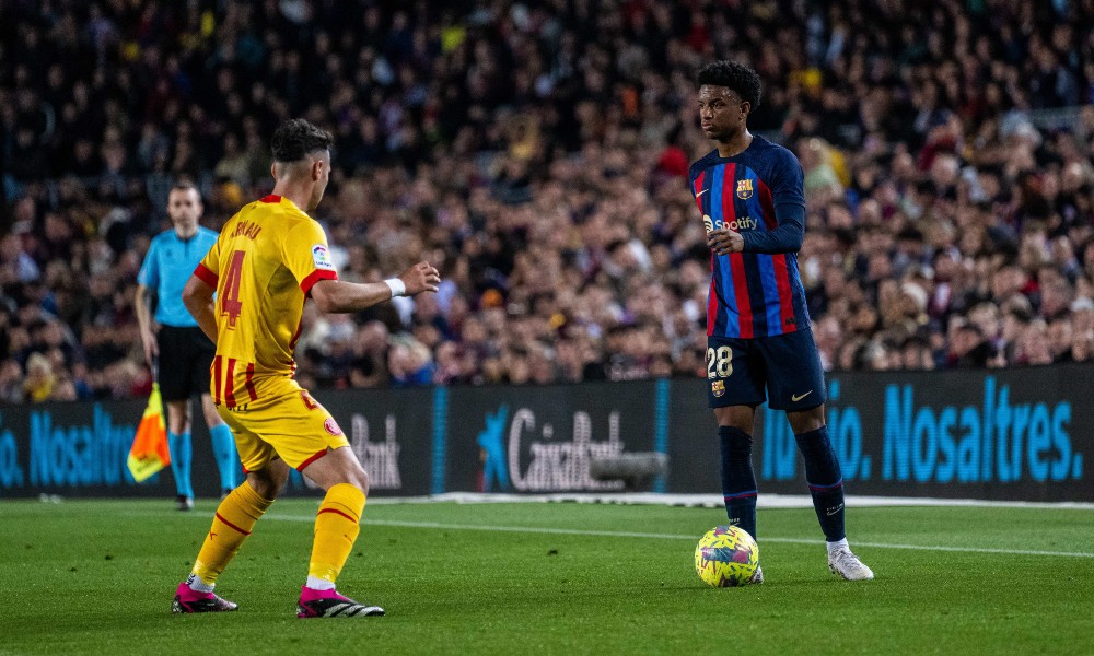 Фрагмент матча Барселона — Жирона