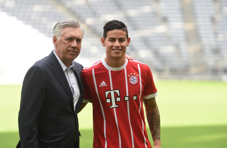 Анчелотти и Хамес