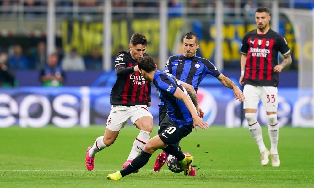 Фрагмент матча Интер — Милан