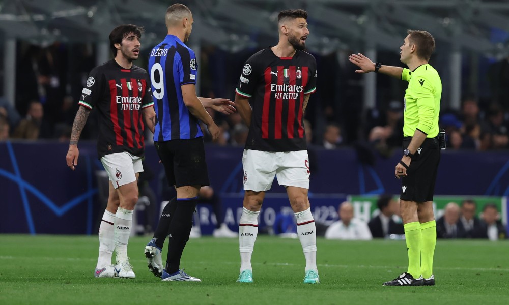 Фрагмент матча Интер — Милан