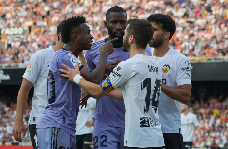 Винисиус в матче с «Валенсией»