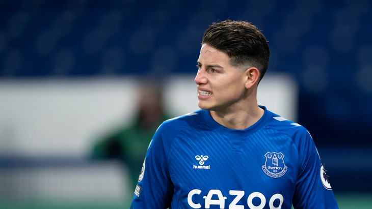 Хамес Родригес в «Эвертоне»