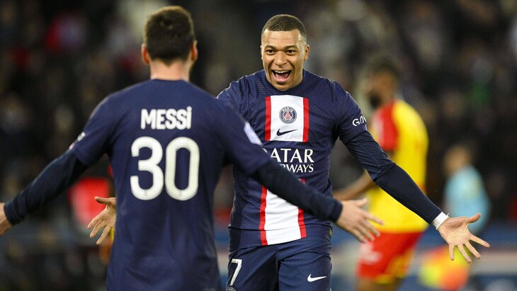 Килиан Мбаппе и Лионель Месси