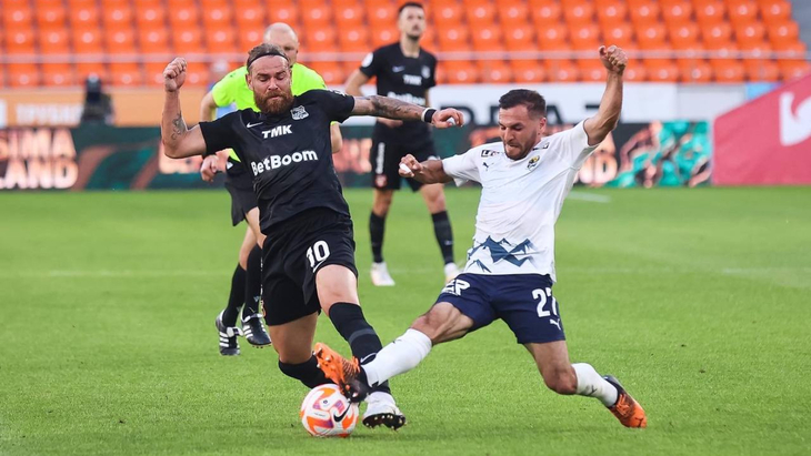 Фрагмент матча «Урал» — «Сочи»