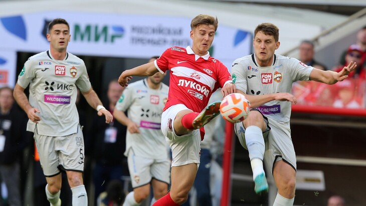 Фрагмент матча «Спартак» — ЦСКА