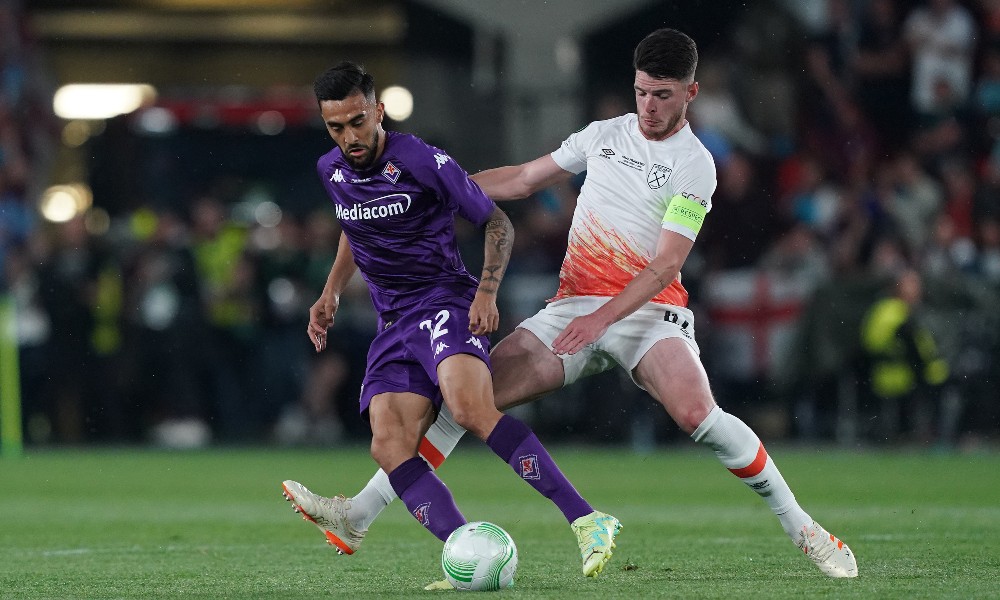 Фрагмент матча Фиорентина — Вест Хэм