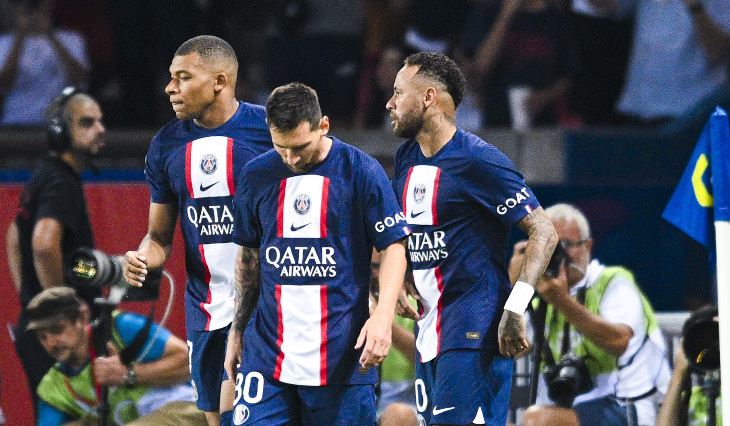 Месси, Неймар и Мбаппе 