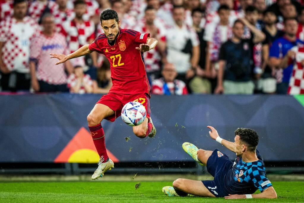 Фрагмент матча Хорватия — Испания