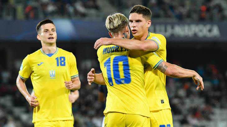 Футболисты сборной Украины U21