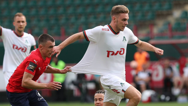 Фрагмент матча «Локомотив» — «СКА-Хабаровск»