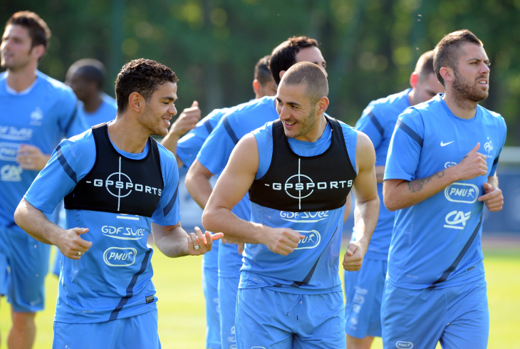 Хатем Бен Арфа и Карим Бензема