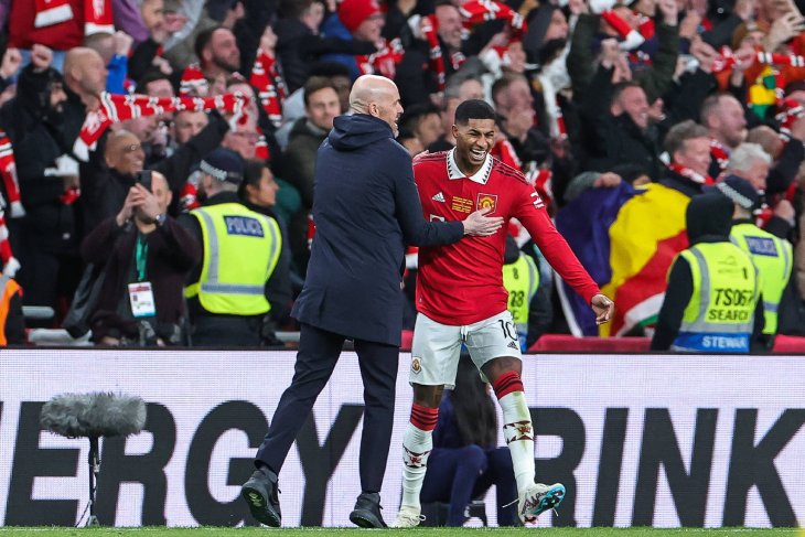 Тен Хаг и Маркус Рашфорд