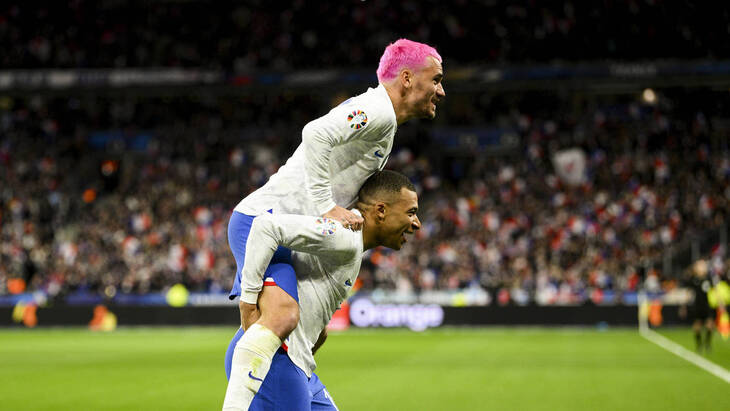 Килиан Мбаппе и Антуан Гризманн