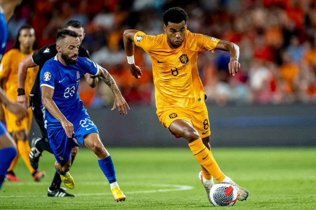 Фрагмент матча Нидерланды — Греция