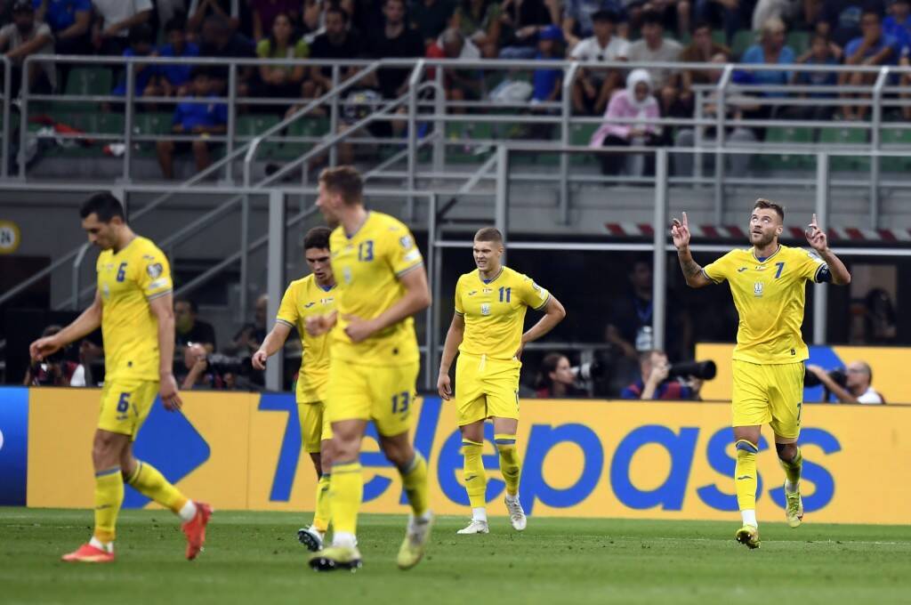 Сборная Украины сокращает разницу в счете