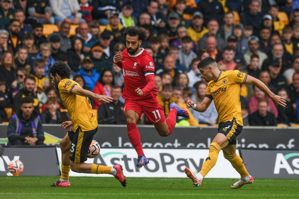 Фрагмент матча Вулверхэмптон — Ливерпуль