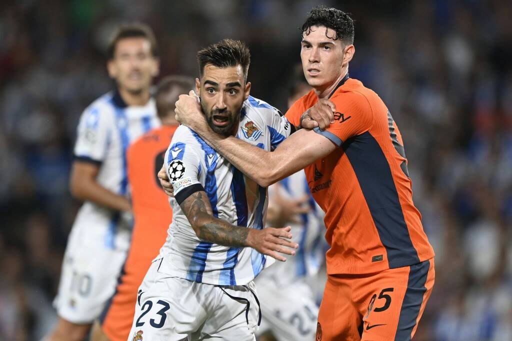 Фрагмент матча Реал Сосьедад — Интер